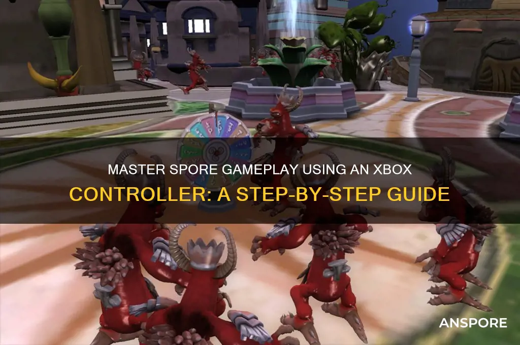 how to play spore with xbox controller