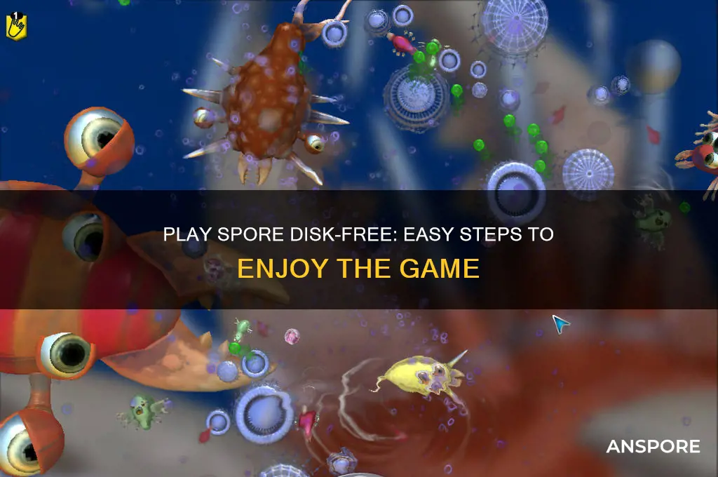 how to play spore without disk