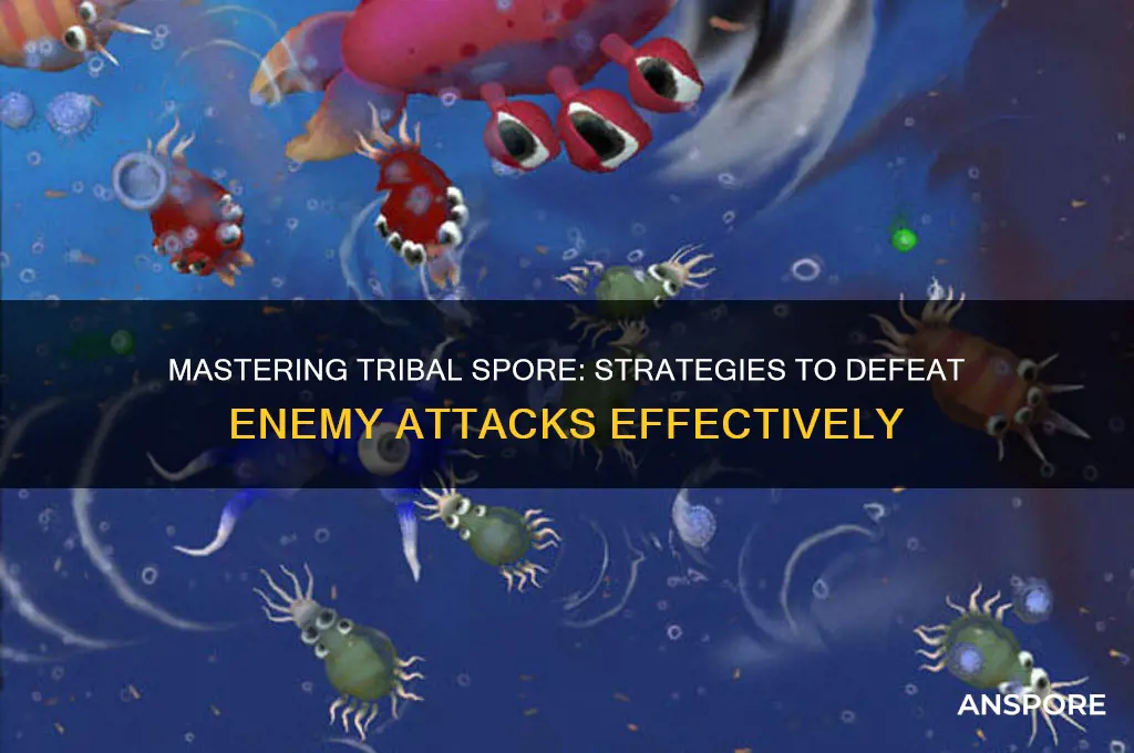 how to play tribal level spore enemy attack