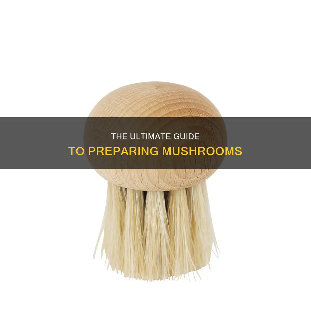 how to prep a mushroom