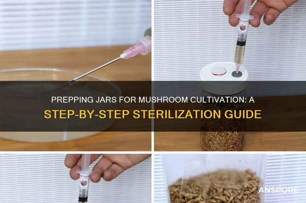 how to prep jars for mushroom