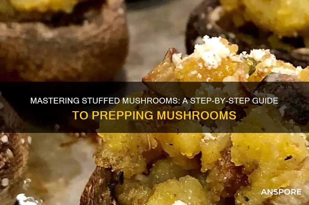 how to prep mushrooms for stuffed mushrooms