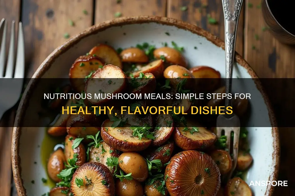 how to prepare a healthy meal with mushrooms