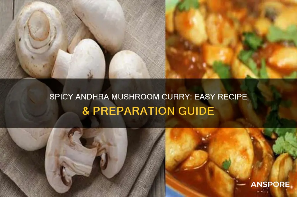 how to prepare andhra mushroom curry
