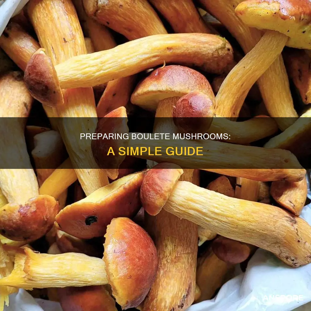 how to prepare boulete mushrooms