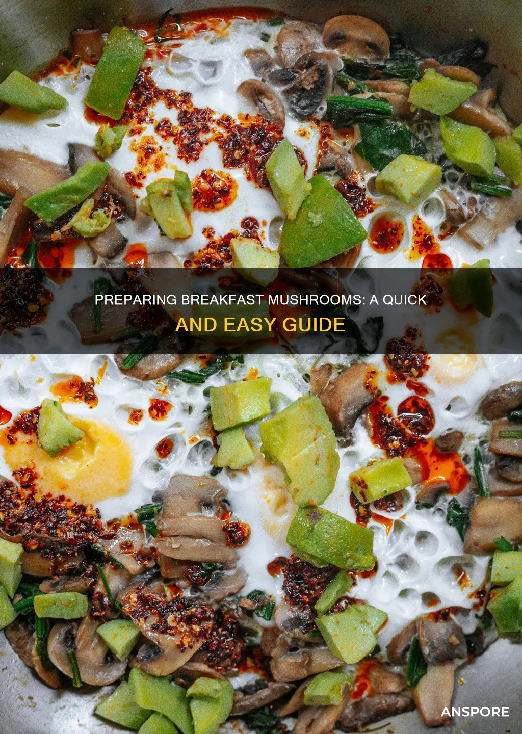 how to prepare breakfast mushrooms