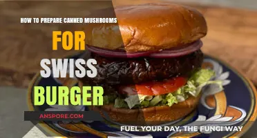 Perfectly Prepped Canned Mushrooms for Your Swiss Burger Delight