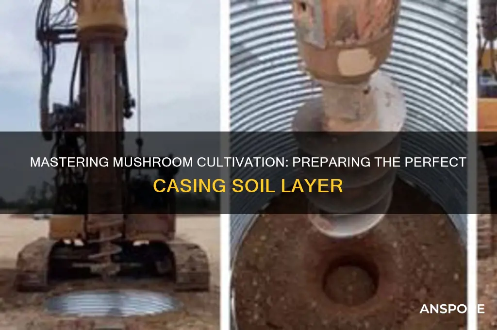 how to prepare casing soil for mushroom