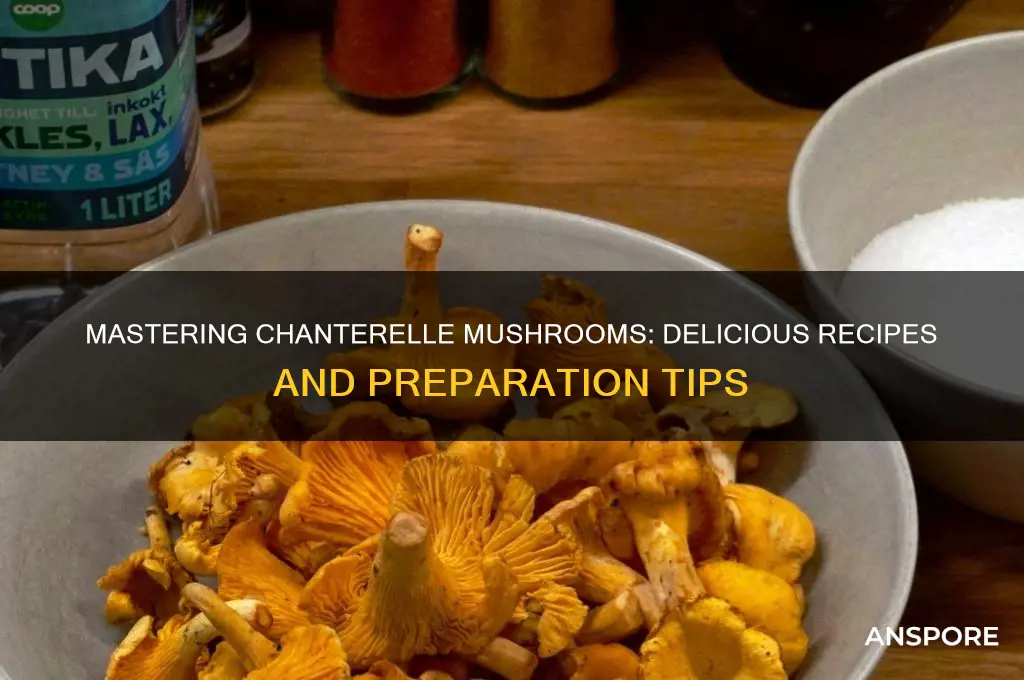 how to prepare chanterelle mushrooms recipes