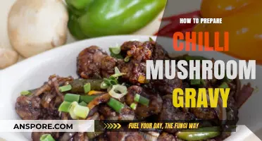 Spicy Chilli Mushroom Gravy: Easy Recipe for Rich, Flavorful Delight