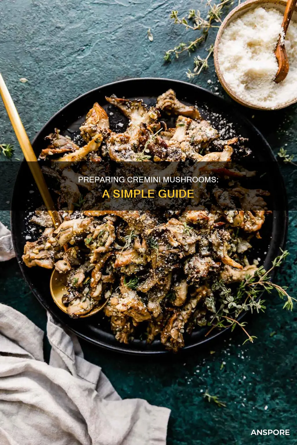 how to prepare cremini mushrooms