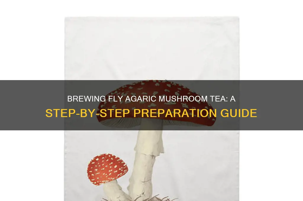 how to prepare fly agaric mushroom tea