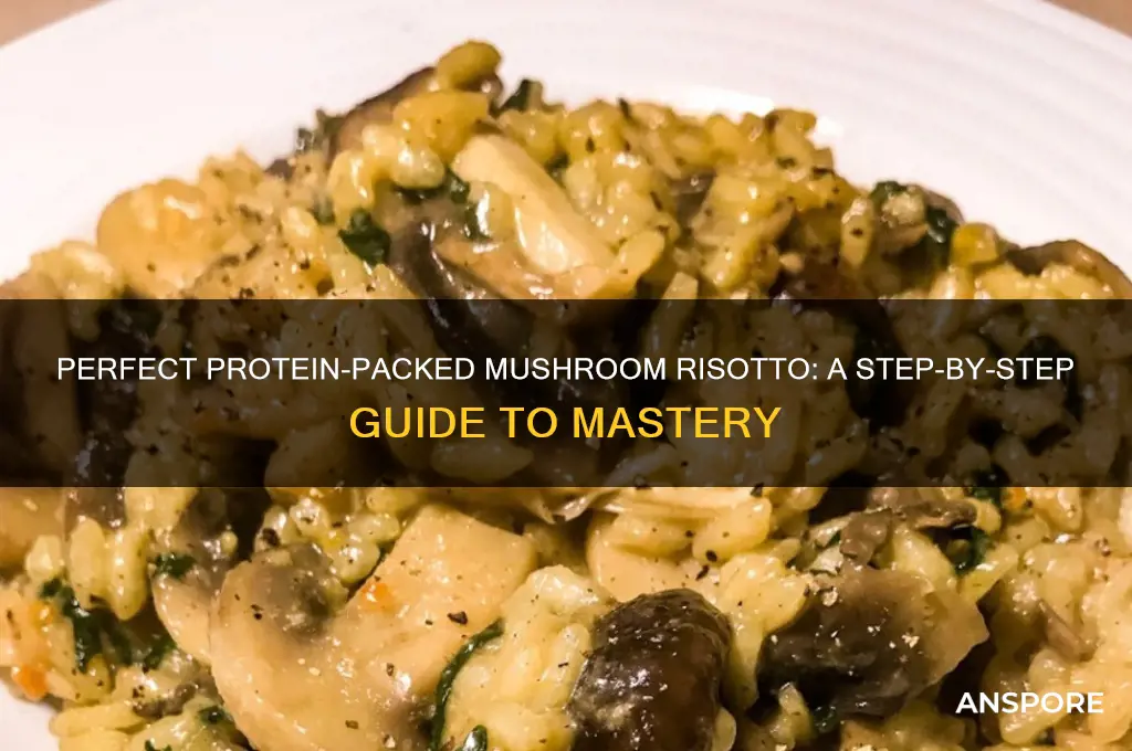 how to prepare ideal protein mushroom risotto