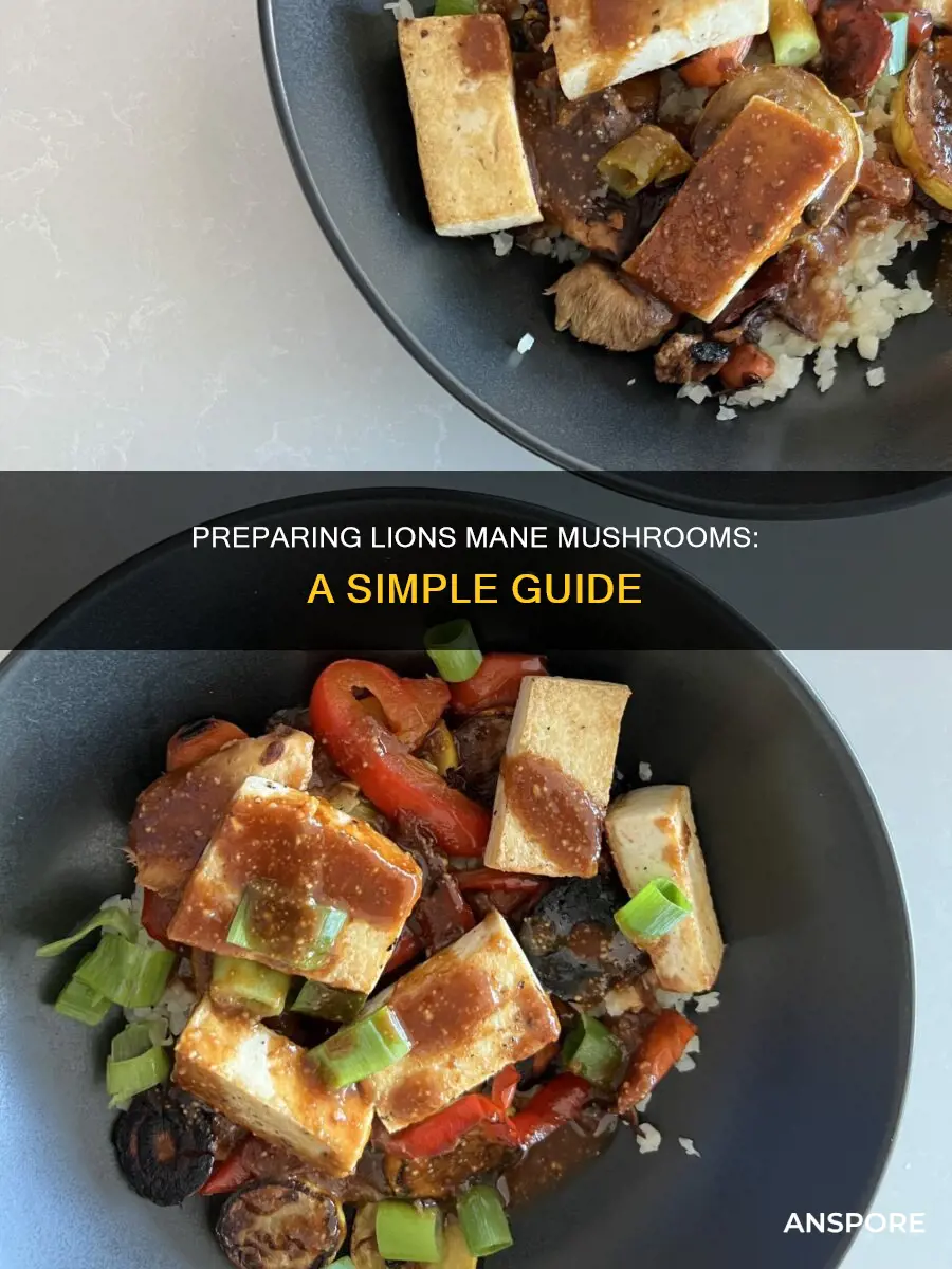 how to prepare lionsmane mushrooms