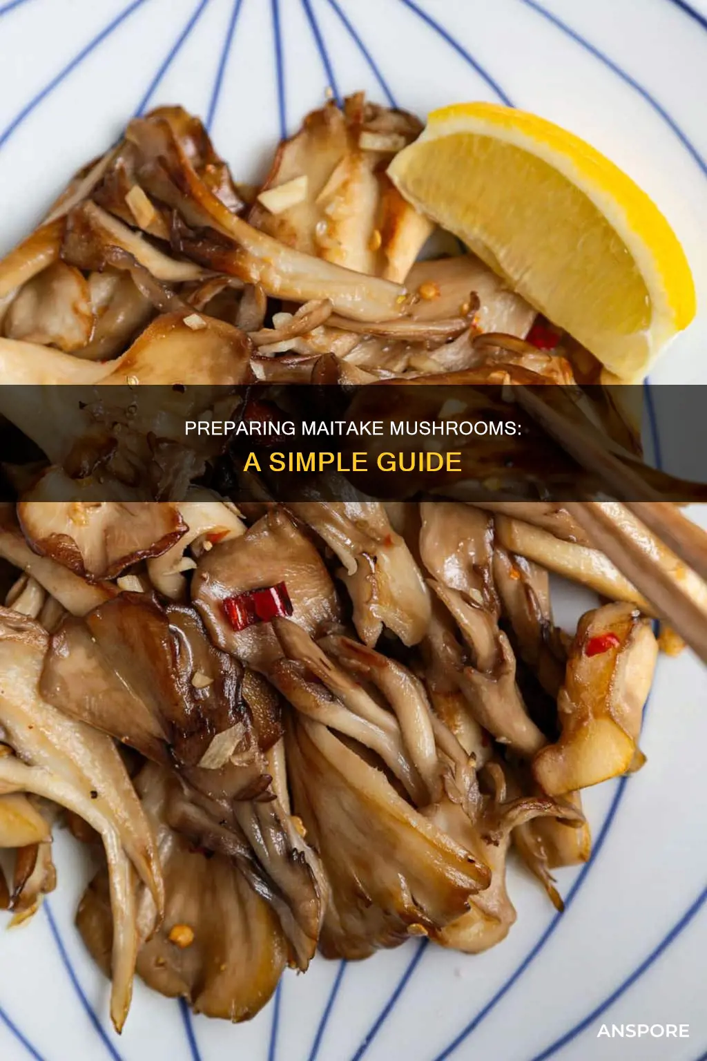 how to prepare maitake mushrooms