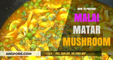Creamy Malai Matar Mushroom: Easy Recipe for Rich, Flavorful Delight