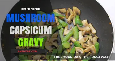 Delicious Mushroom Capsicum Gravy: Easy Recipe for Flavorful Indian Curry