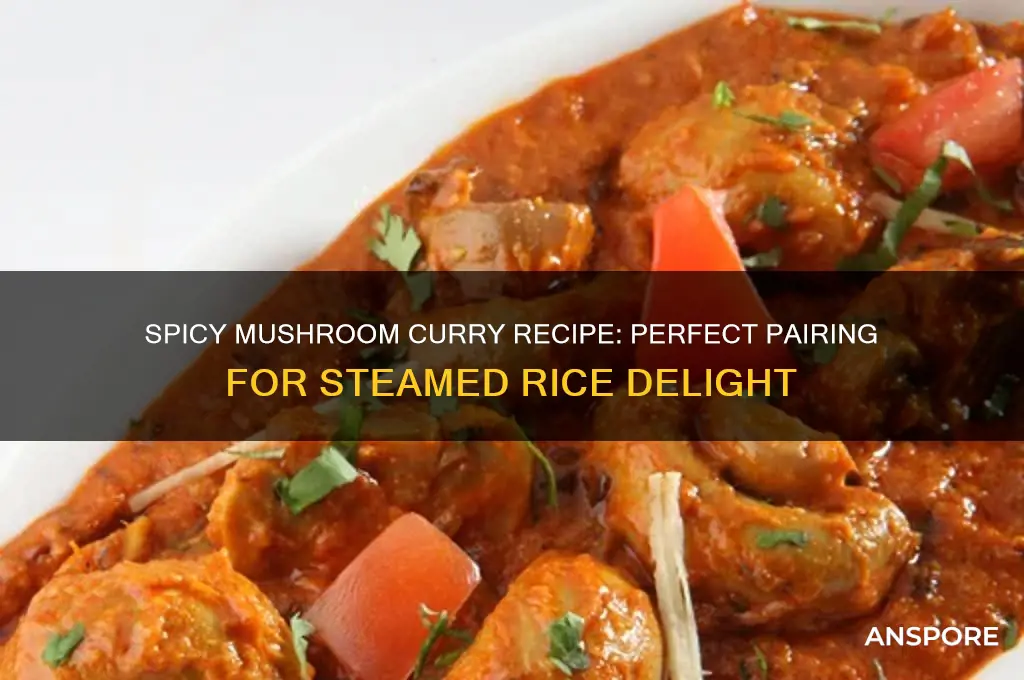how to prepare mushroom curry for rice