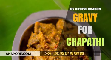 Easy Mushroom Gravy Recipe: Perfect Chapathi Companion in Minutes