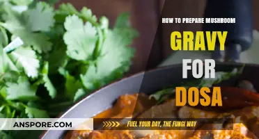 Delicious Mushroom Gravy Recipe: Perfect Dosa Companion in Minutes