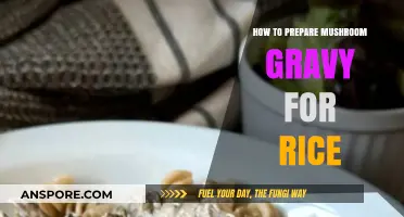 Creamy Mushroom Gravy Recipe: Perfect Pairing for Fluffy Rice Delight