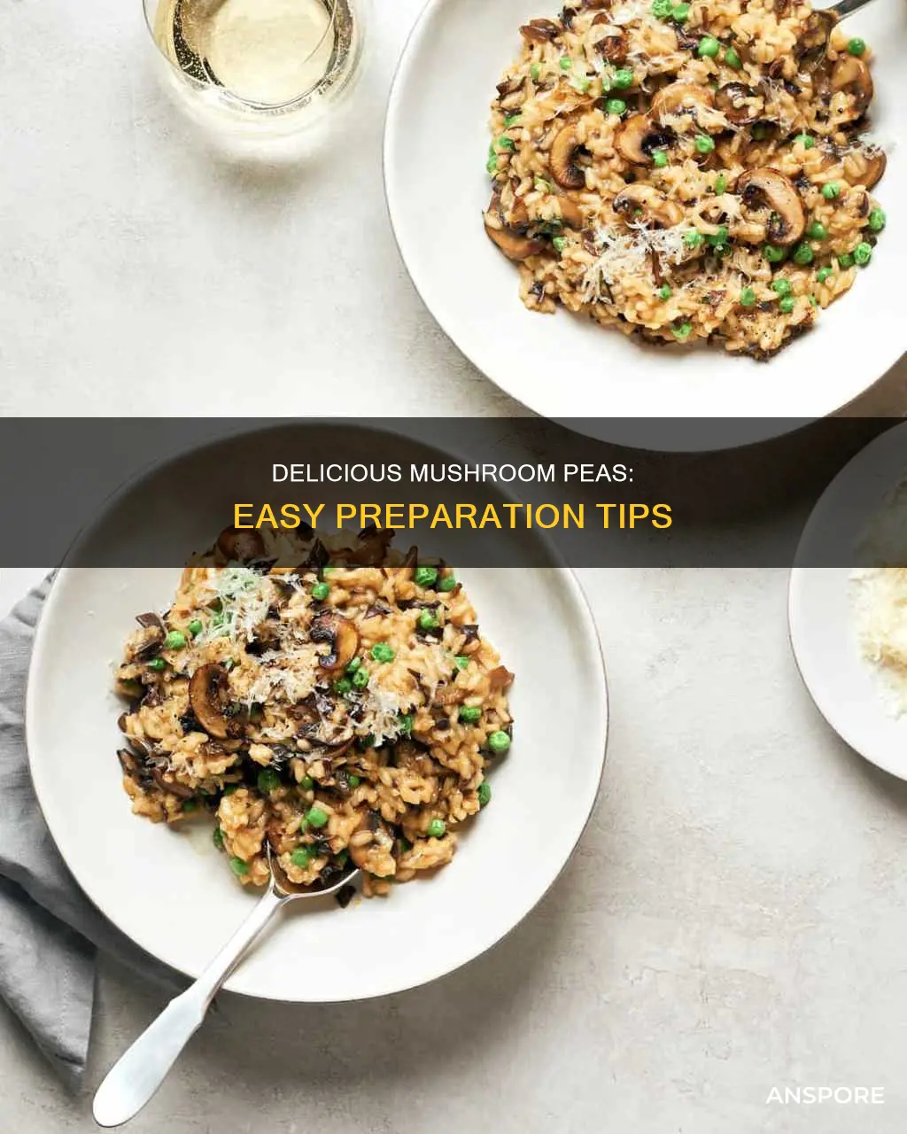 how to prepare mushroom peas