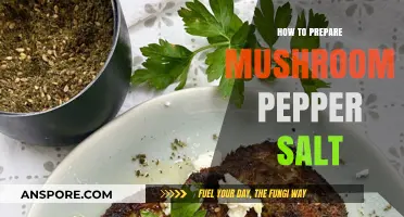 Spicy Mushroom Pepper Salt: Easy Homemade Seasoning Recipe Guide