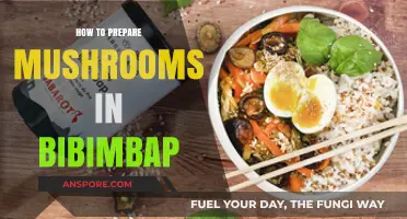 Perfectly Prepared Mushrooms: Elevating Your Bibimbap with Savory Umami Flavor