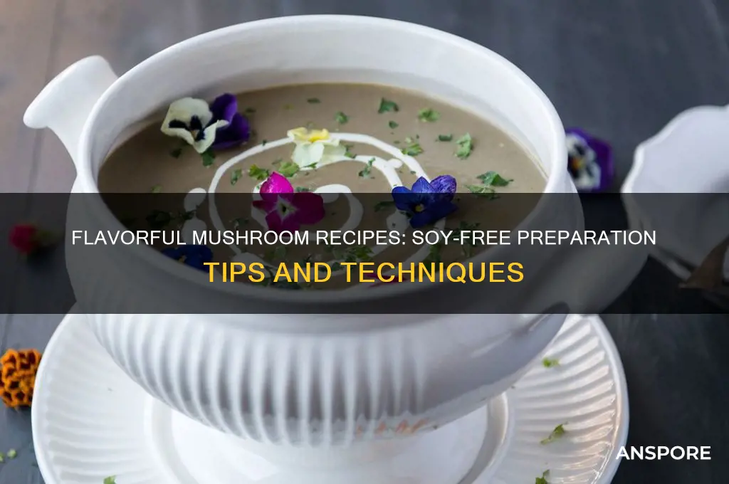 how to prepare mushrooms without soy sauce