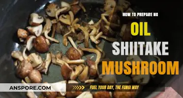 Healthy Cooking: No-Oil Shiitake Mushrooms Preparation Guide