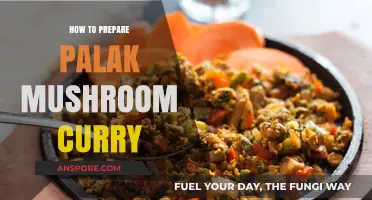 Easy Palak Mushroom Curry Recipe: A Flavorful Indian Delight