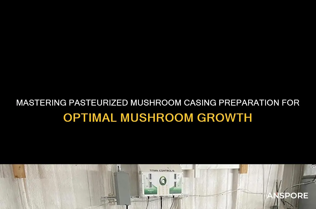 how to prepare pastuerize mushroom casing