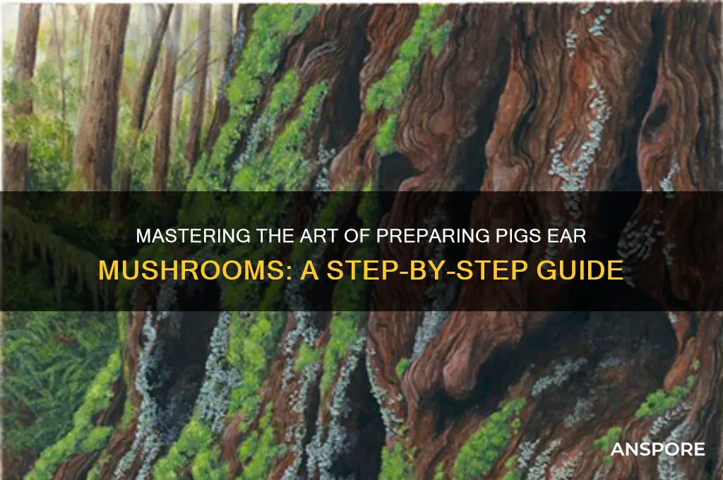 how to prepare pigs ear mushrooms