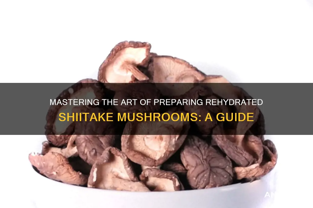 how to prepare reid shitaki mushrooms