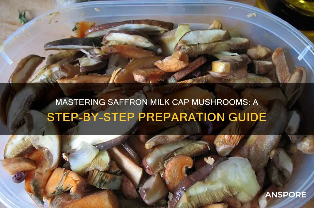 how to prepare saffron milk cap mushrooms