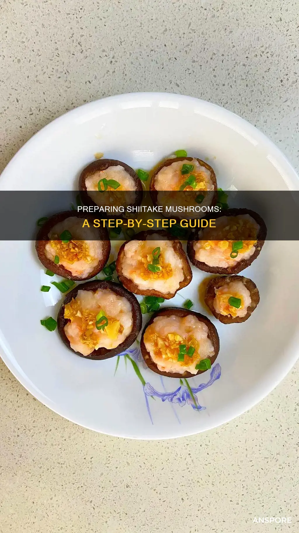 how to prepare shitaki mushrooms