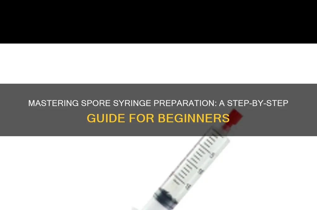 how to prepare spore syringe