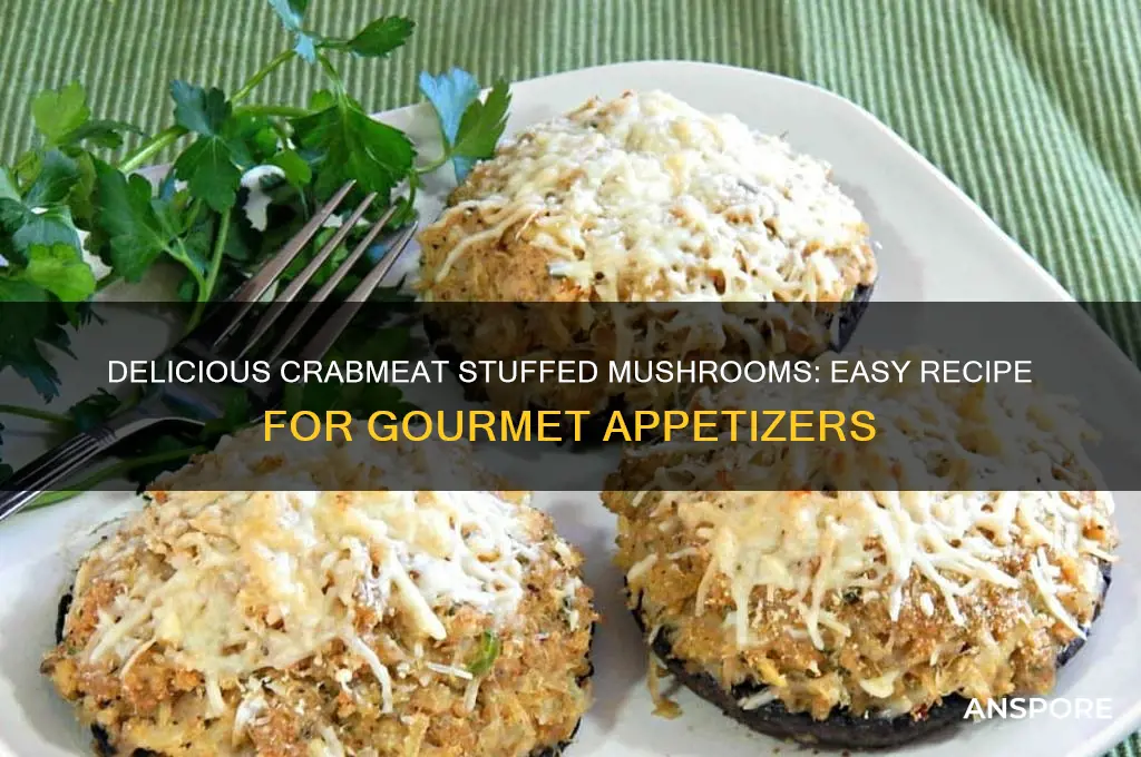 how to prepare stuffed mushrooms with crabmeat