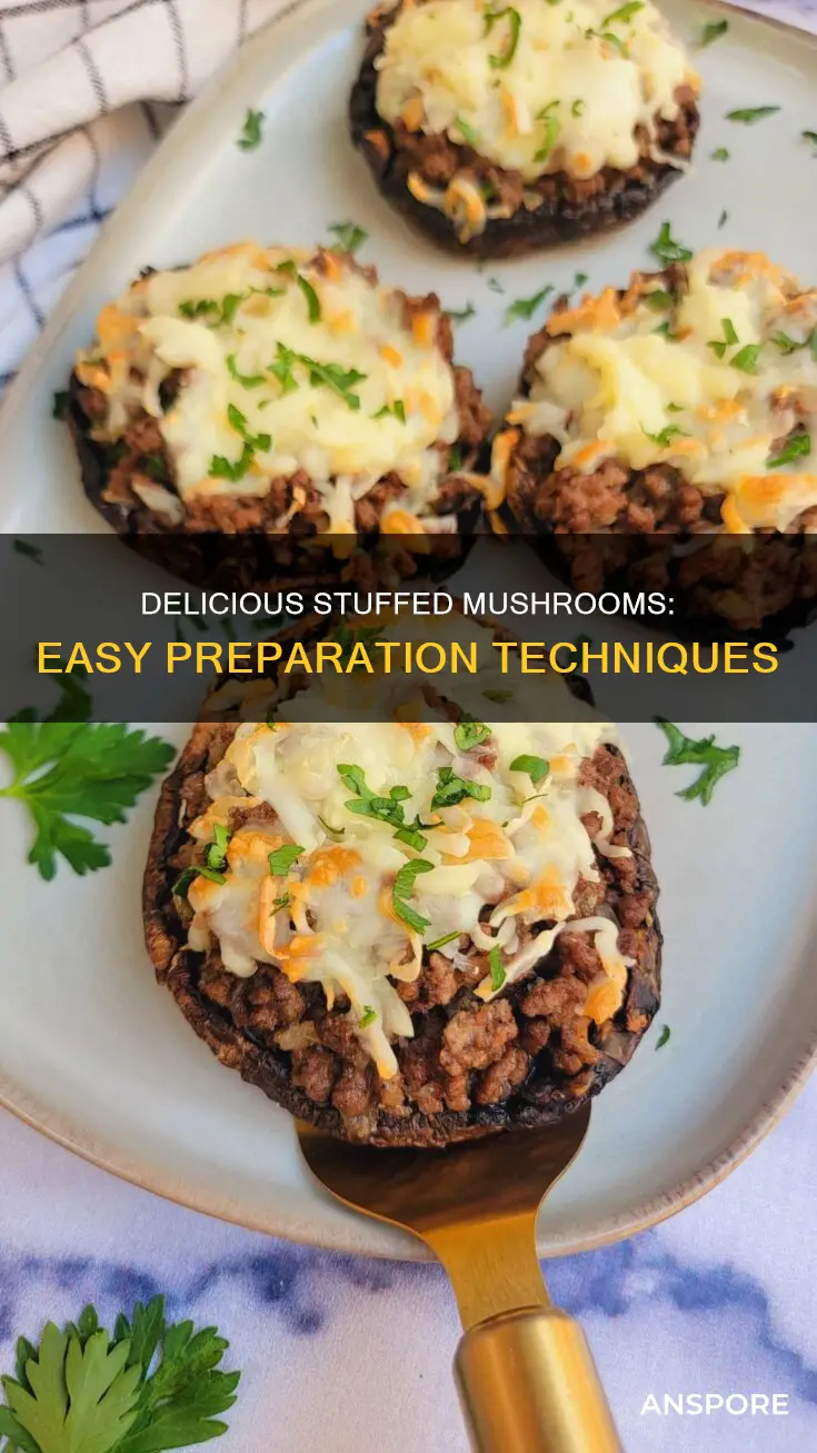 how to prepare stuffed mushrooms
