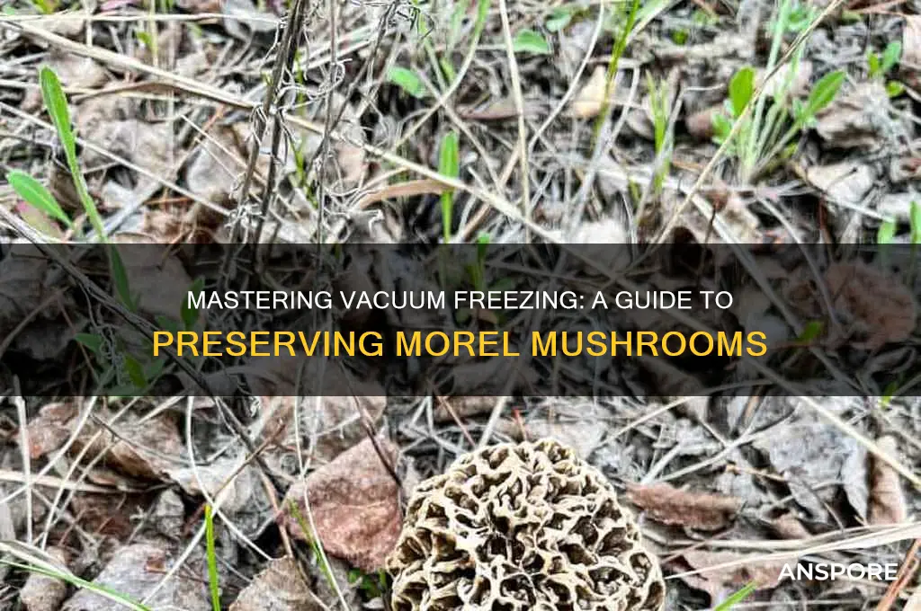 how to prepare vacuum frozen morel mushrooms