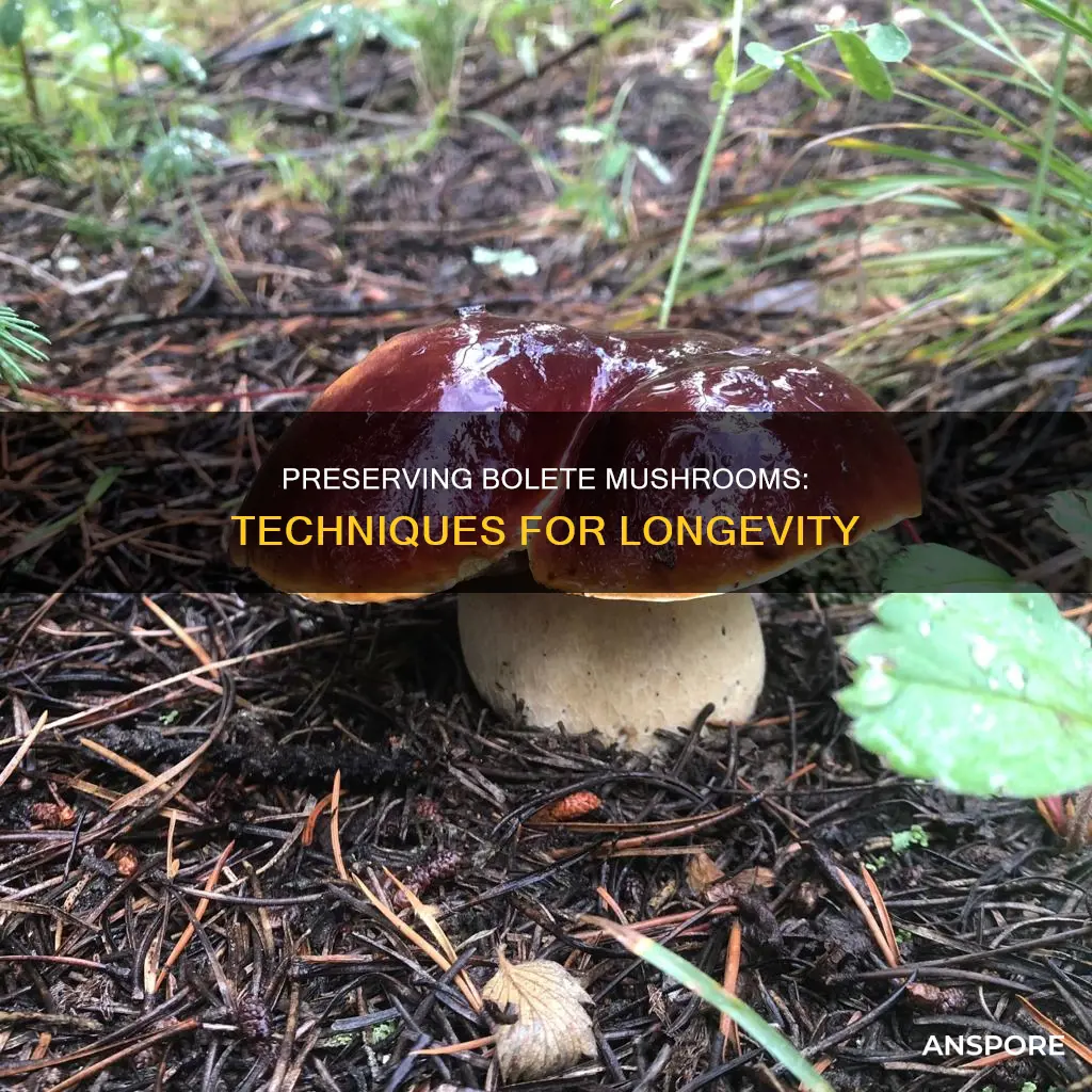 how to preserve bolete mushrooms