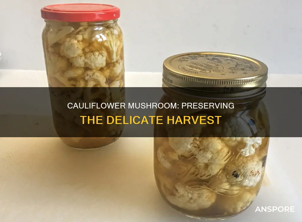 how to preserve cauliflower mushroom