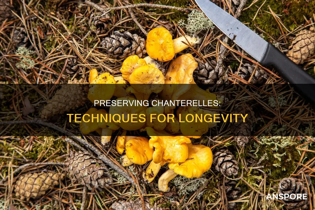 how to preserve chanterelle mushrooms