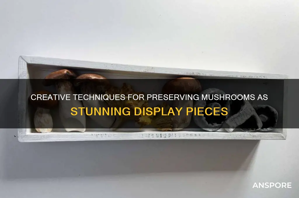 how to preserve mushroom for display