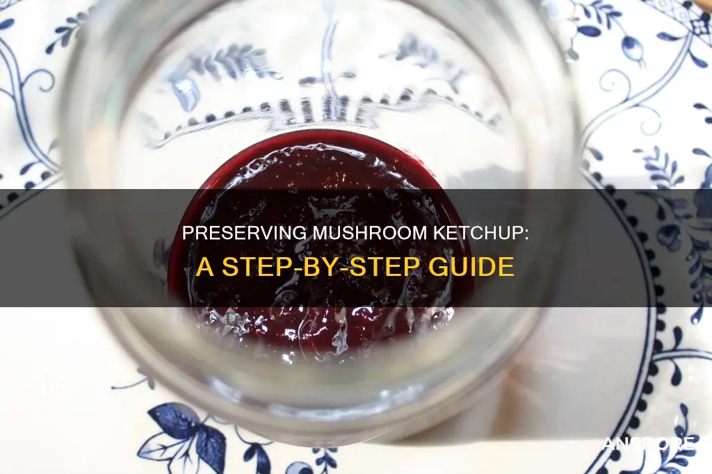 how to preserve mushroom ketchup