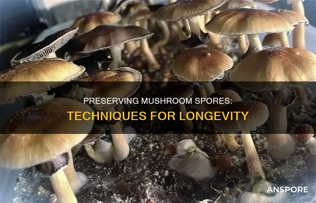 how to preserve mushroom spores