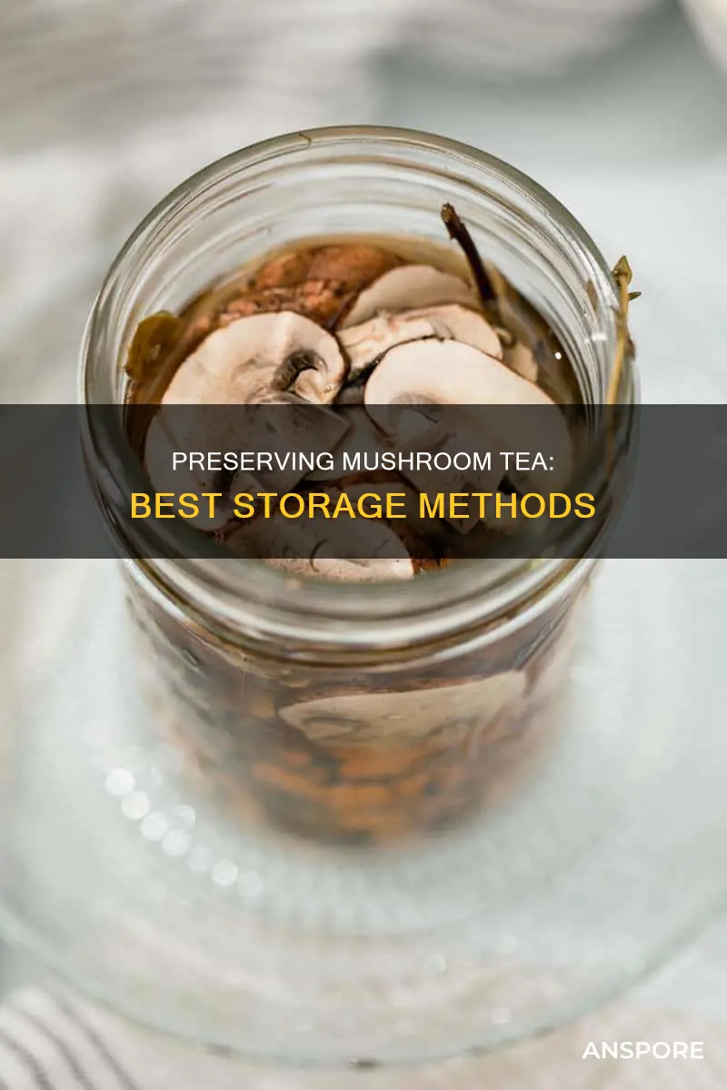 how to preserve mushroom tea