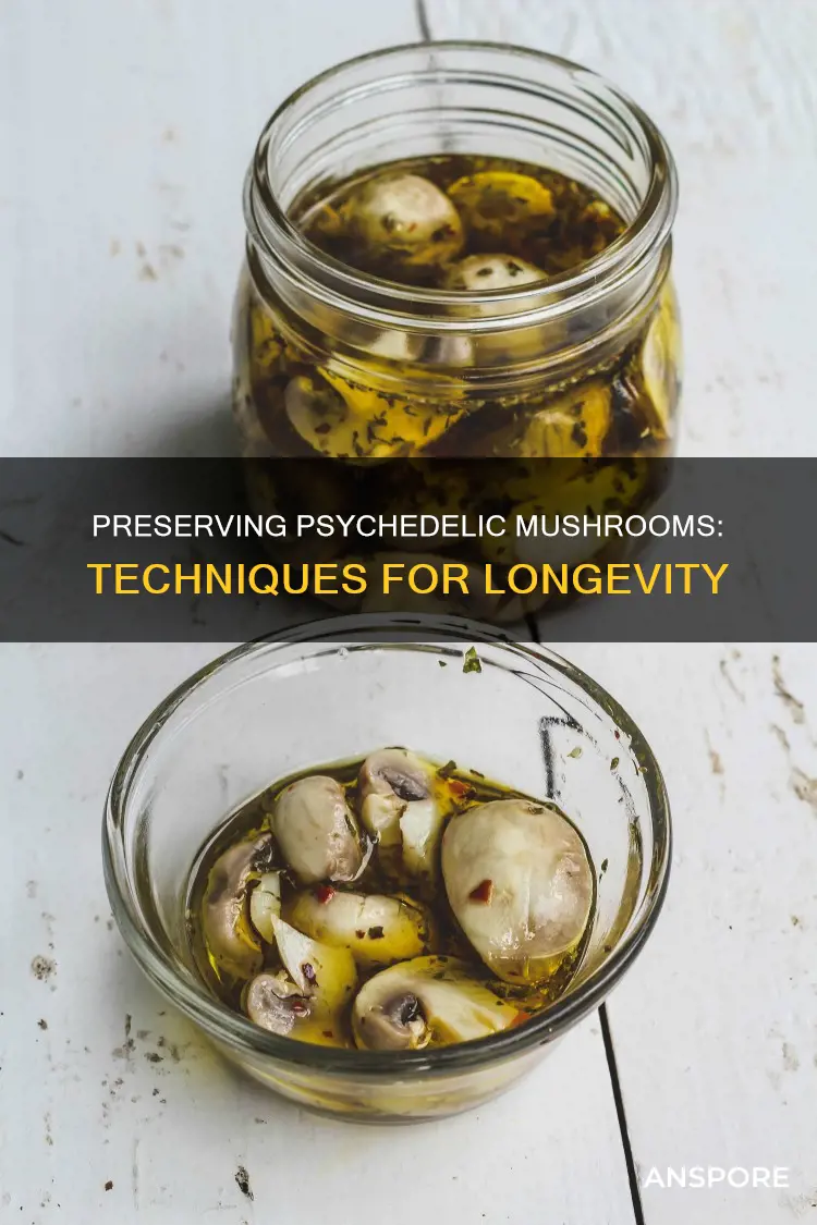 how to preserve psychedelic mushrooms