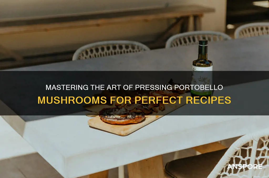 how to press portobello mushroom