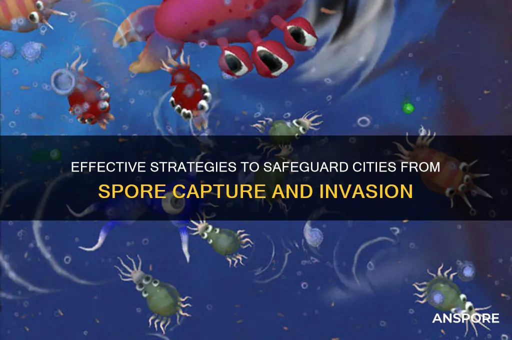 how to prevent city from getting captured spore